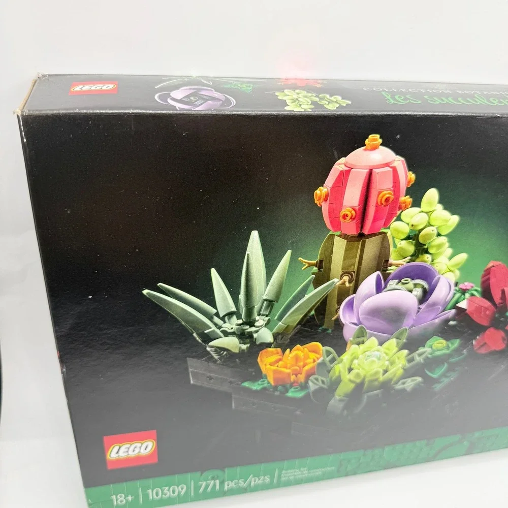 LEGO Botanical Collection Succulents 10309 Building Set 771 Pcs New Sealed Box - Picture 2 of 10